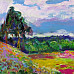 Таруса. Почуевский спуск. 2011. Холст, масло. 60х90